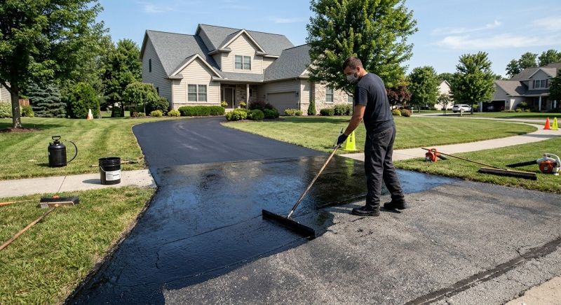 Asphalt Driveway Sealing in Columbus, OH