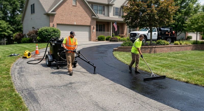 Blacktop Driveway Sealing in Denver, CO