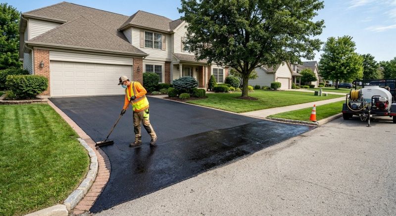 Tar Driveway Sealing in Fort Collins, CO