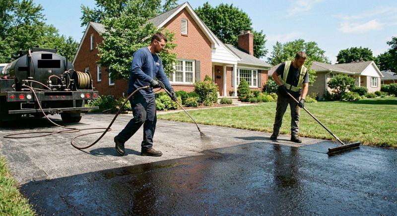Tar Driveway Sealing in Miami Dade County, FL
